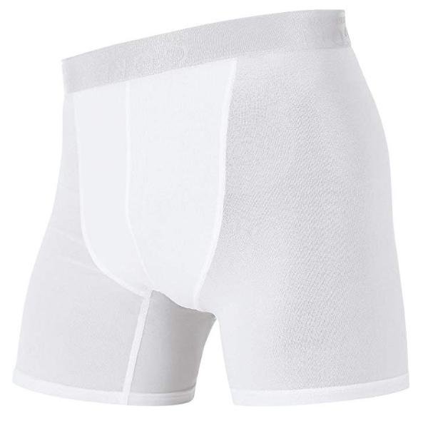 GORE WEAR Herren Kurze Hose Essentials Base Layer Boxer Shorts, weiß S