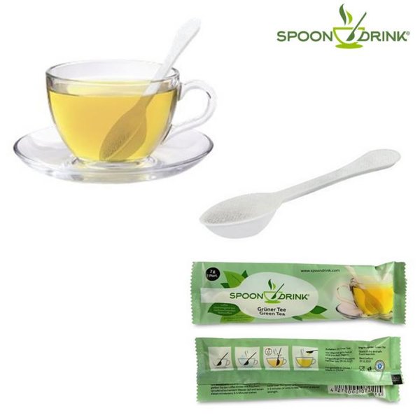SpoonDrink - Grüner Tee im Löffel - 1er Verpackung