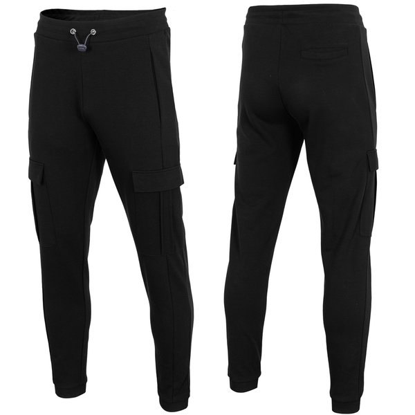 OUTHORN - Herren Sweat Jogginghose mit Taschen, schwarz