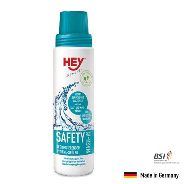 Hey Sport - SAFETY WASH-IN Hygienespüler mit Langzeitwirkung, 250ml