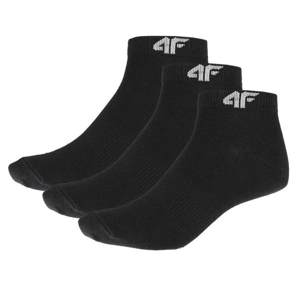 4F - 3er Pack Sportsocken - Herren Socken - schwarz