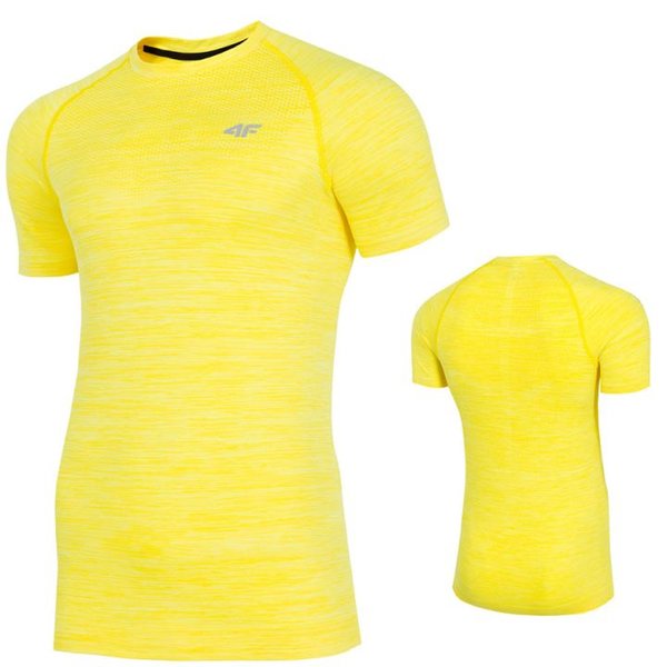 4F - Herren Sport T-Shirt 2019 - gelb melange