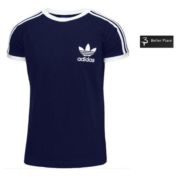 Adidas - Herren Baumwollshirt T-Shirt Better Place, navy