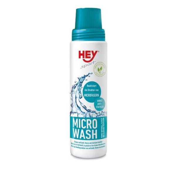 Hey Sport - MICRO WASH Waschmittel für Softshell Fleece Elastan 250ml