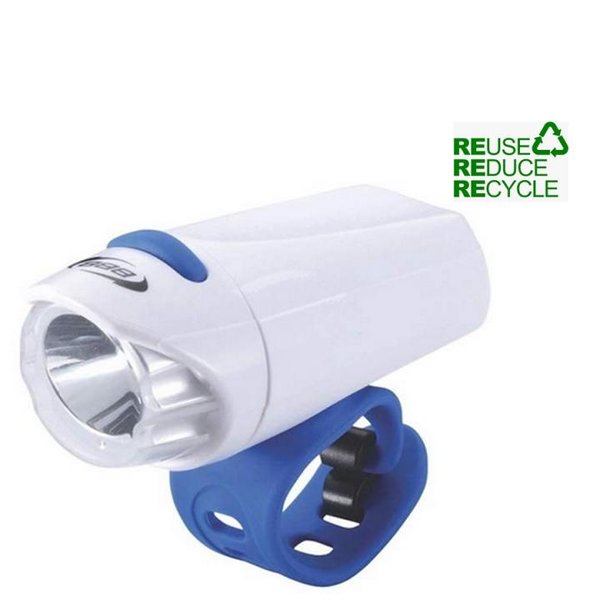 BBB EcoBeam LED Frontscheinwerfer BLS-75, inkl. Batterien, weiß blau