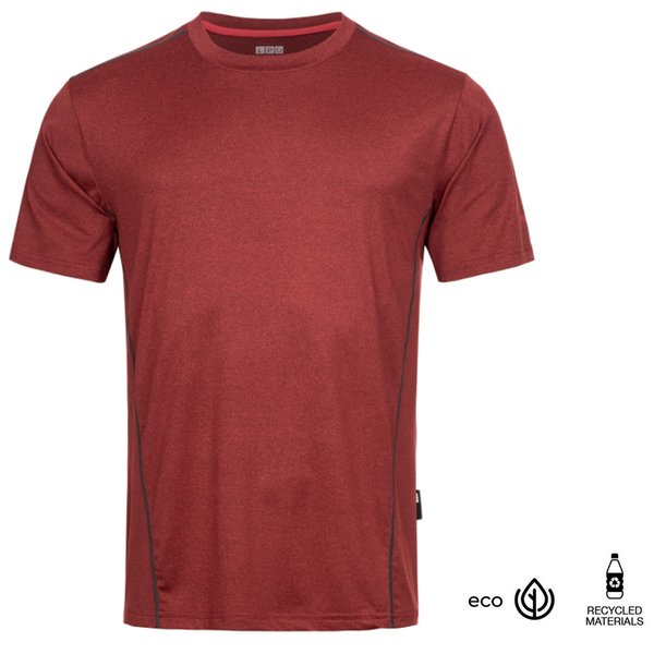 Linea Primero - funktionelles Herren T-Shirt mit Stretch - Recyclingsfaser, rot