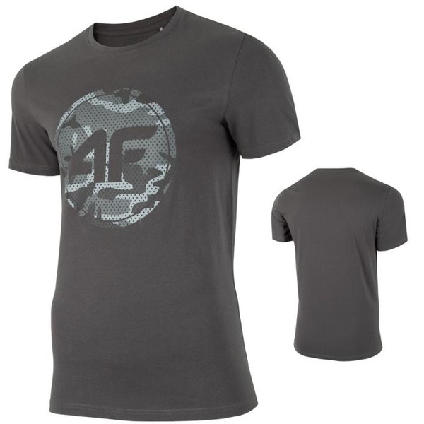 4F - Herren T-Shirt Baumwolle 2020 - dunkelgrau