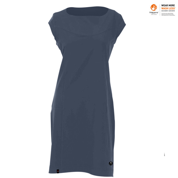 Maul - Amazona - Kleid uni elastic Damen Outdoor Kleid, navy