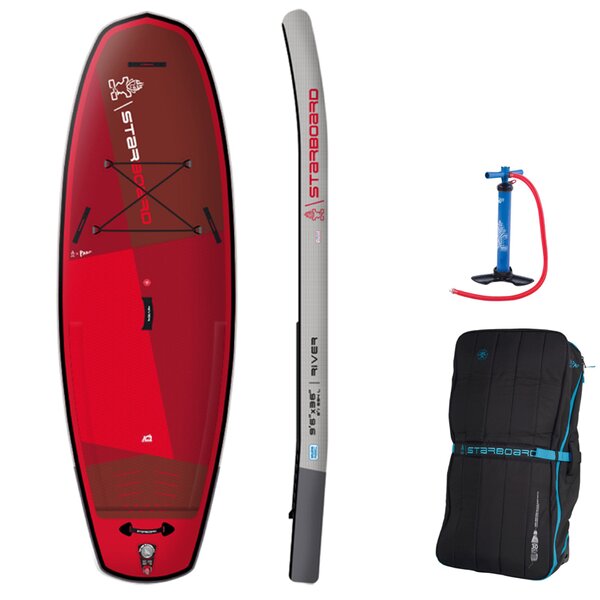 Starboard - Inflatable SUP River 11'0" x 34" x 6" Deluxe SC, inkl. Trolley Tasche
