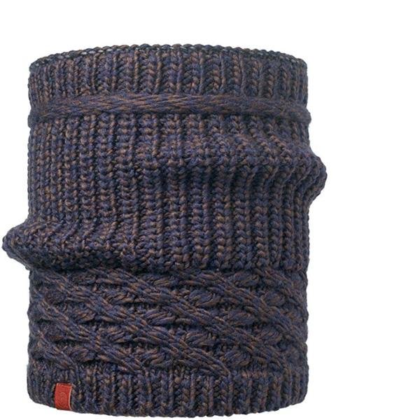 Buff Comfort Knitted Neckwarmer Dean - dicker Woll Schal, navy