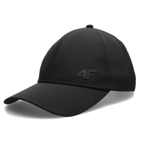 4F - Schildmütze, Basecap Stretch Softshell Mütze, schwarz