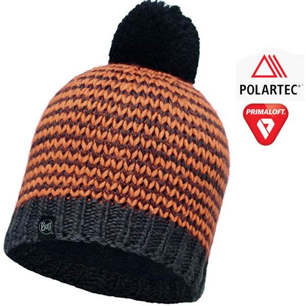 Buff Erwachsene Mütze Knitted Polar Hat Wintermütze Primaloft, orange grün