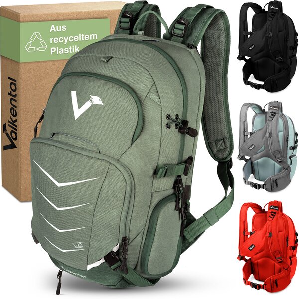 Valkental - Explorer V22 - Outdoor Rucksack mit integrierter Frontbag