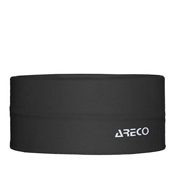 ARECO - Multifunktions-Stirnband Laufstirnband, schwarz