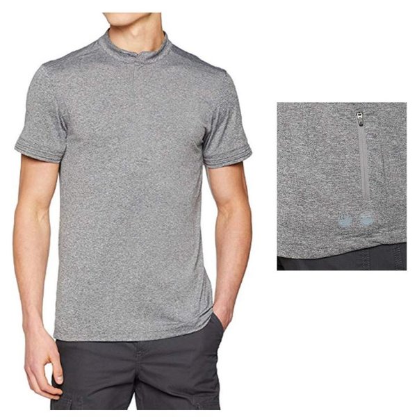 RUKKA Herren Trail Runner T-Shirt Ss Tee M Sportshirt, grau L