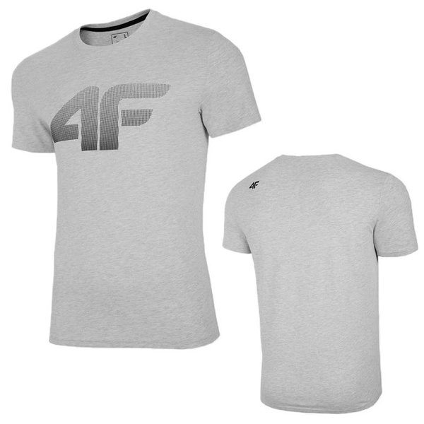 4F - Herren Basic Sport T-Shirt - grau