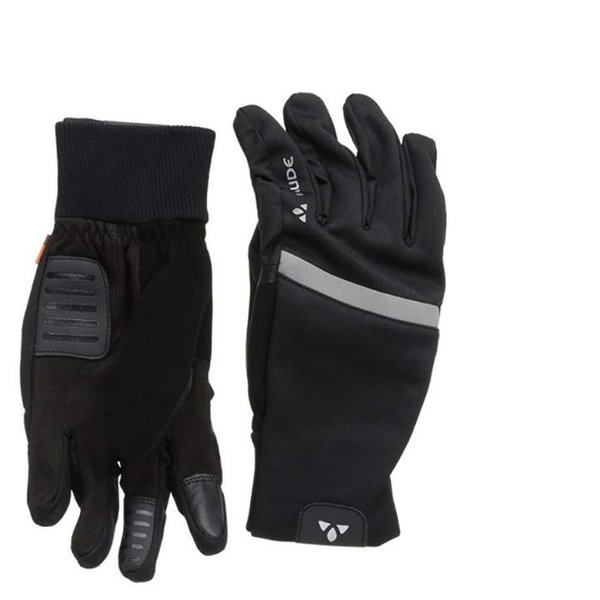 VAUDE Unisex Handschuhe Hanko II Softshell, schwarz, 6 XS/S