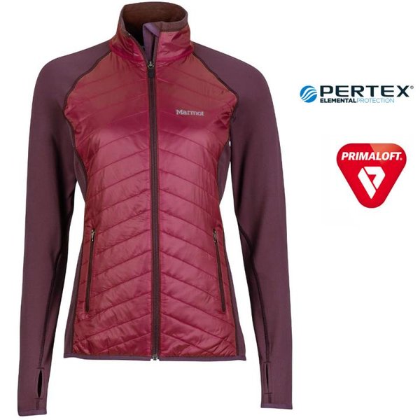 Marmot - Damen Primaloft Pertex Sportjacke Variant Jacket, weinrot
