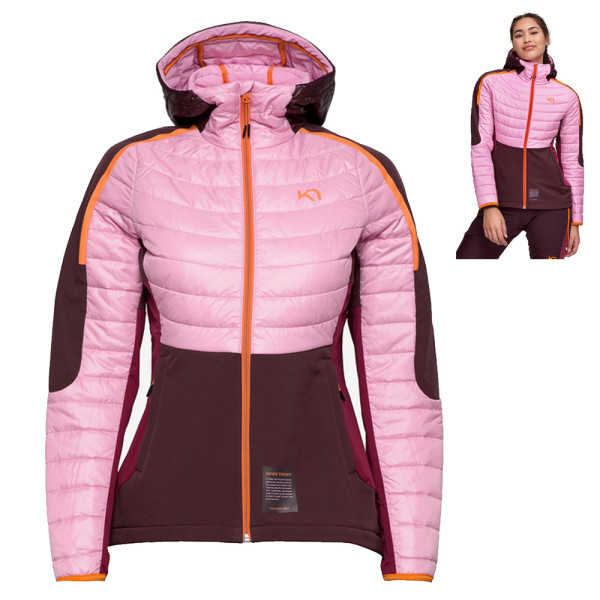 Kari Traa Voss Hybrid Jacket Damen Primaloft Outdoorjacke, pink