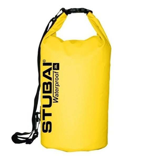 STUBAI - Wasserdichter Packsack - gelb 20L