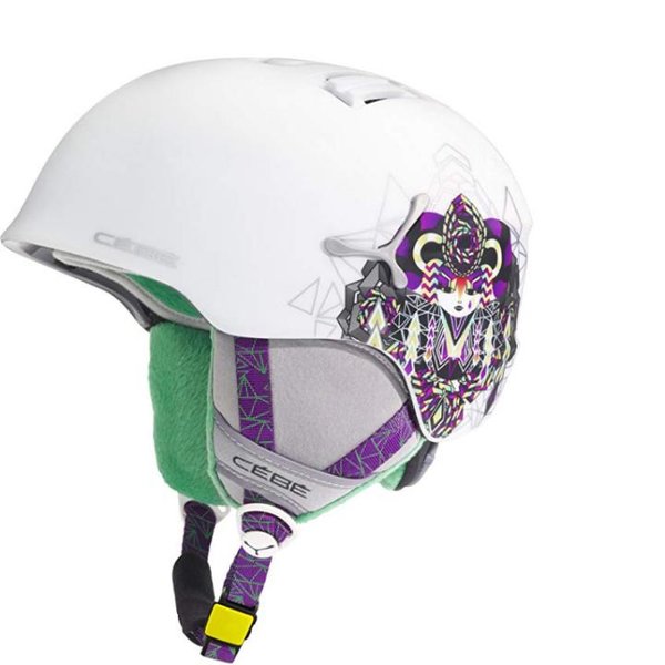 Cébé Helmet Suspense Deluxe Skihelm, weiß 52-54 cm