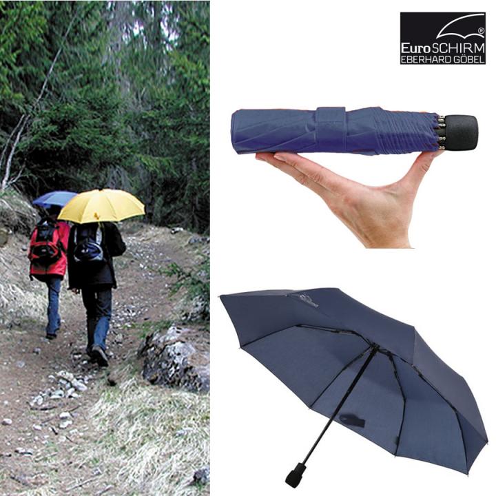 EuroSCHIRM - Göbel - Regenschirm Wanderschirm - light trek automatik, marine  | Outdoor Online Shop | Der Marken Outlet für Sportartikel | HIVE | Taschenschirme