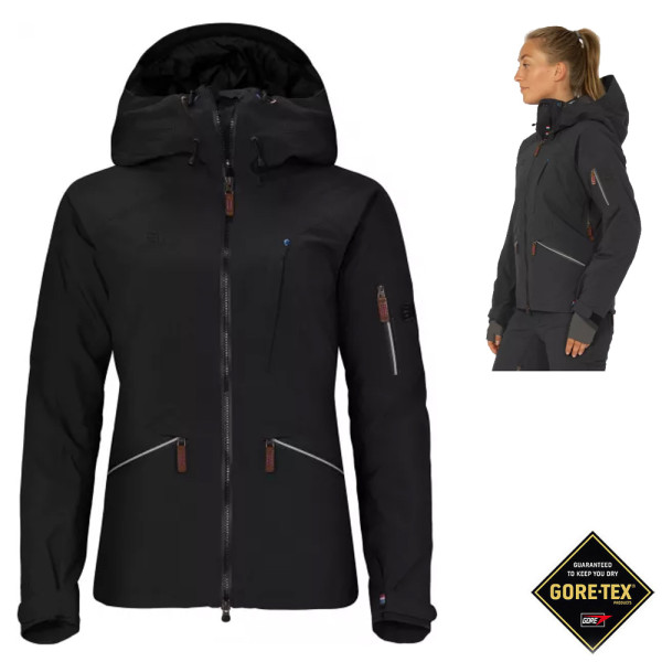 Vivo Elevenate GORETEX Zermatt Jacket Sportjacke Skijacke, schwarz