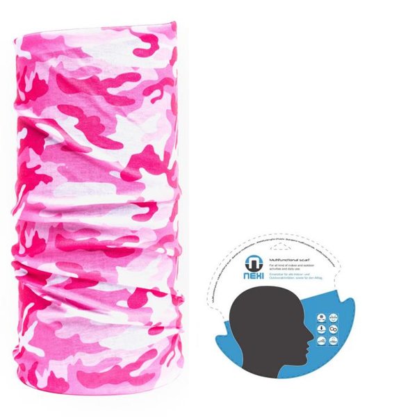 Nexi Multifunktions Tuch Schlauchtuch - universell einsetzbar, pink
