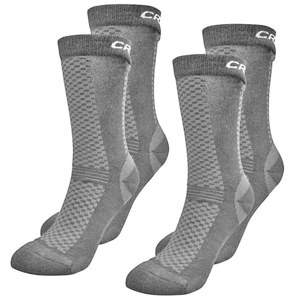 Craft - 2er Pack Socken - Sportsocken Merino - grau