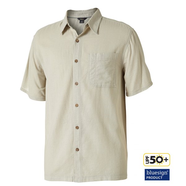 Royal Robbins - Herren Cool Mesh Baja S/S Hemd kurzarm Outdoorhemd, beige