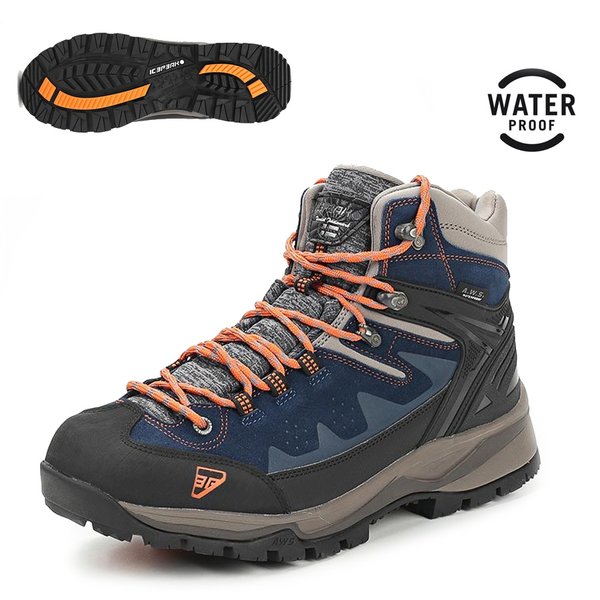 Icepeak - WYNNE Herren Outdoor Boots wasserdichte Trekkingschuhe, blau