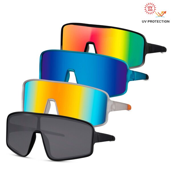 Funktionelle Rad- Laufsport- Sonnenbrille Mod. Hive_NDL_63 - Cat.3 - 100% UV400 Gläser