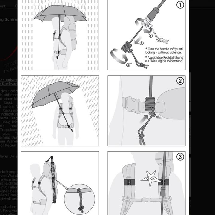 | Marken rot HIVE - Regenschirm | handsfree, Sportartikel Online Trekkingschirm Der EuroSCHIRM Shop Swing Göbel Outlet - Outdoor für | -