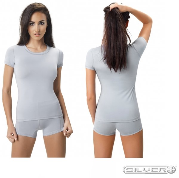 Gwinner - Funktions- T-Shirt - Funktionsunterwäsche - Feuchtigkeitsregulierend - Damen - grau