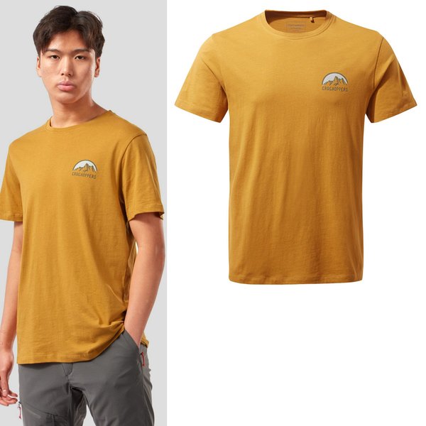 Craghoppers - Baumwoll T-Shirt Mightie - Better Cotton Initiative - Herren - senfgelb