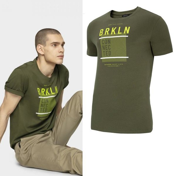 Outhorn - BRKLN conected - Herren T-Shirt - oliv