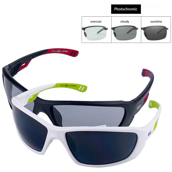 LACD - Photochromic Sport- Sonnenbrille mit selbstönenden Gläser der Cat.1 bis 3