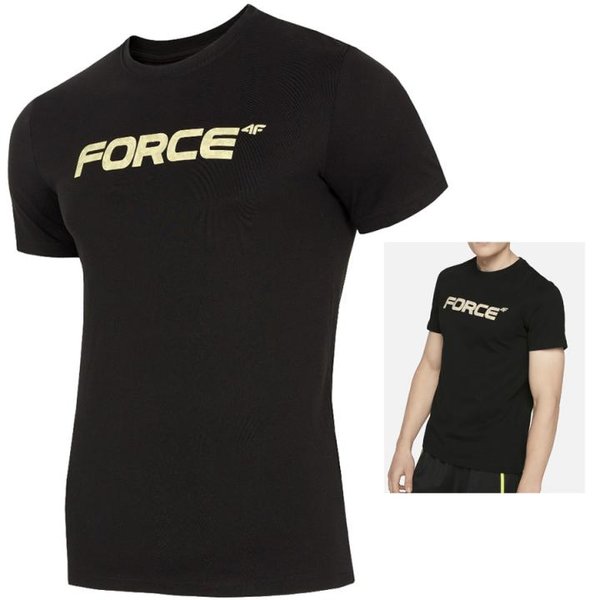 4F - FORCE 2019 - Herren T-Shirt Shirt - schwarz