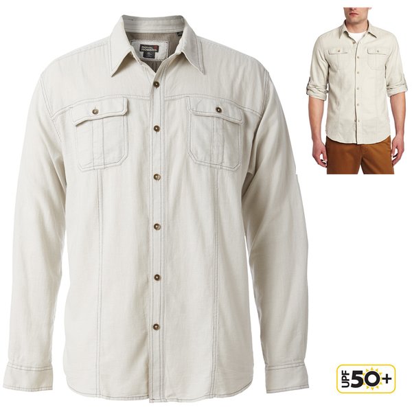 Royal Robbins - Herren Cool Mesh Baja L/S Hemd Outdoorhemd, beige