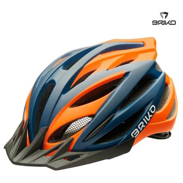 Briko - Morgan Helm Fahrradhelm, blau orange