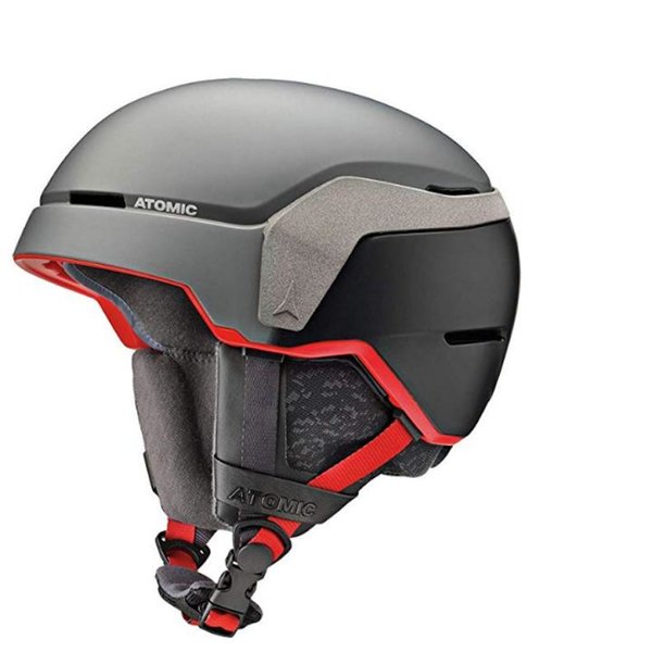 Atomic Count XTD Helmet Skihelm, Winterhelm, grau schwarz 51-55 cm