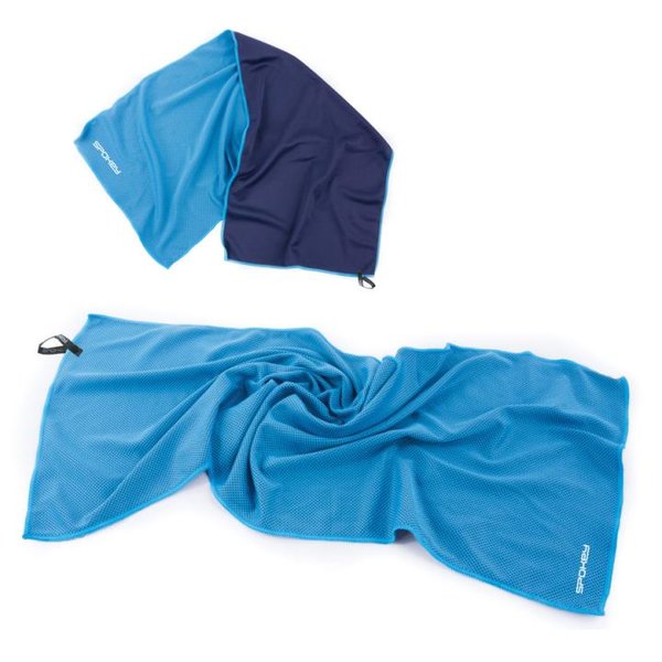 Cooling Towl - Spokey Sport- Outdoorhandtuch Cosmo - 84 x 31 cm, blau
