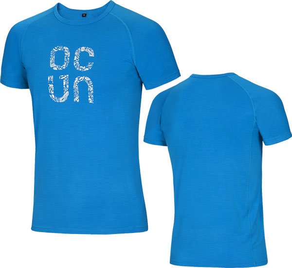 OCUN - Funktions-T-Shirt Bambus Shirt, blau