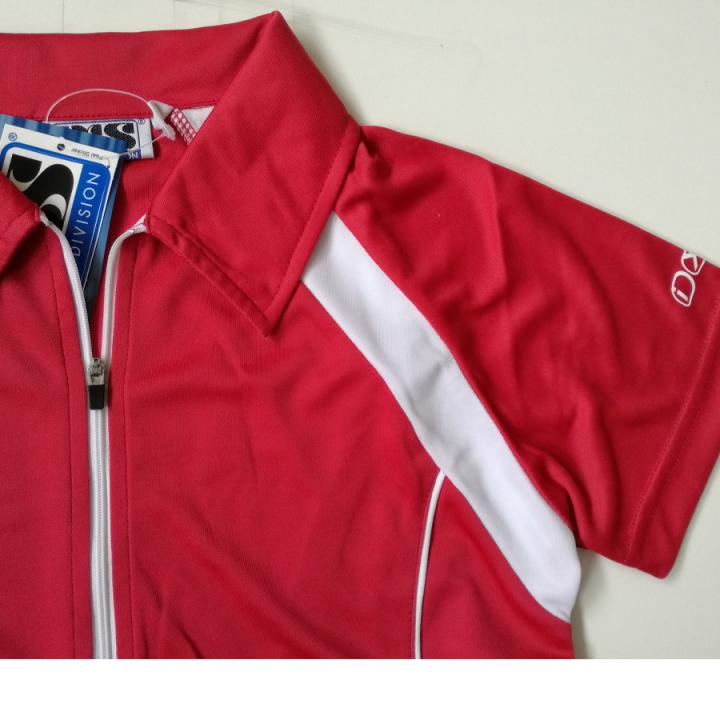 Damen Sport 4way Stretch Sportshirt rot hive outdoor IXS Fahrrad Poloshirt 