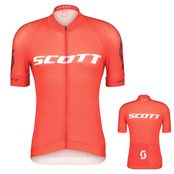 Scott - Herren RC Pro Premium Fahrrad Trikot kurz, rot