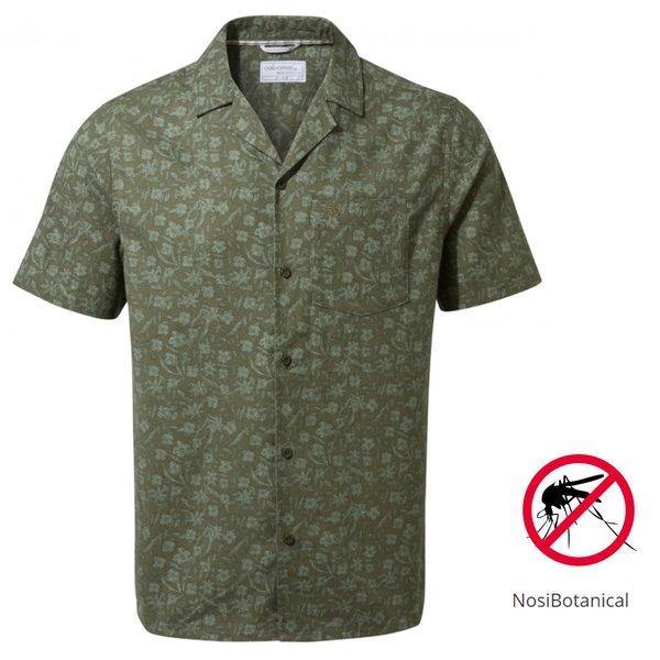 Craghoppers - NB Passport SS Shirt Herren Nosibotanical Hemd, grün