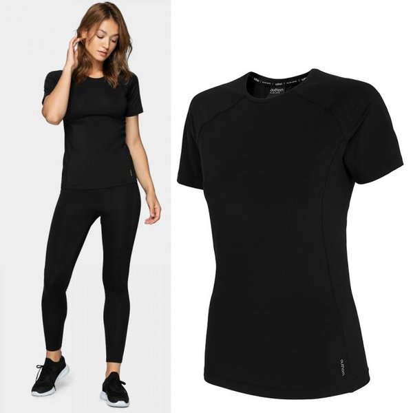 outhorn - Damen Trainingsshirt - schwarz