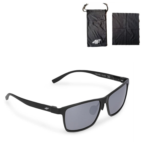4F - Sport Sonnenbrille - REVO Gläser UV 400 - schwarz