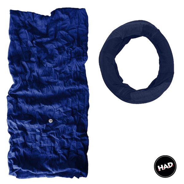 H.A.D. Originals - Crushed Pro Multifunktionstuch Cap, blau