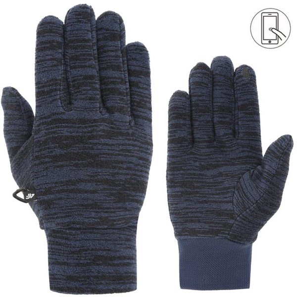 4F - Fleece Handschuhe, navy